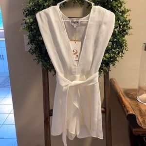 White Sabo Skirt romper